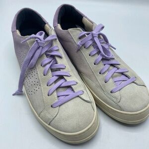 P448 Women's Lavender and Cream Sneakers